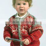 Wool Sweater Design for Boys Reindeer Wool Cardigan thumbnail-6