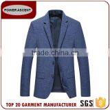 Wholesale Men Fashion Business Suit Jacket Blazer With Interior Pocket thumbnail-1
