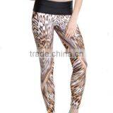 Fashionable Custom Sportswear Colorful Women Wholesale Sublimation Leopard Print Yoga Pants Legging thumbnail-1