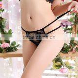 Sexy Women Lace Solid G-String V-String Underwear Ladies Briefs Lingerie thumbnail-4