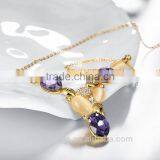 Fashion Plating Rose Gold Pendant Necklace thumbnail-2