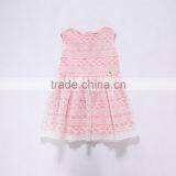 S17616A 2017 Kids Frocks Designs Little Girls Lace Summer Dresses thumbnail-3