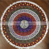 Cute Elephant Round Tapestry Throw Hippie Gypsy Beach Blanket Yoga Mat Boho Pad thumbnail-3