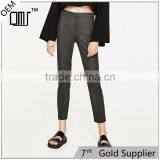 2017 OEM Front Zip Marl Stretch Waist Skinny Leg Trousers thumbnail-1