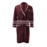 Factory Wholesale Royal Plush Flannel Fleece Bathrobe Sleepwear thumbnail-3
