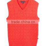 England Style V Neck Sweater Vest Unifrom Sleeveless Sweater thumbnail-3