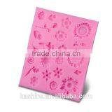 High Quantity Eco-friendly Safty Carnation Shape Silicone Chocolate Mould,soap Mold,diy Cake Mould thumbnail-1