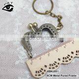 4CM Silver Color Metal Purse Frame Sew on Handles for Handbags Accessories thumbnail-4