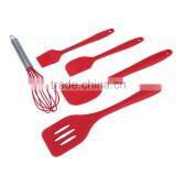 5Pcs DIY Silicone Pastry Cooking Tools Pastry Healthy Oil Utensil Cooking Basting Brush Spatulas Kitchen Baking Scraper Sets thumbnail-1