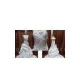 OEM Fashion Ball Gown Strapless Taffeta Princess Neckline Wedding Dress / Bridal Gown thumbnail-1