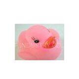 Customized Design Cute Give Away Gifts LED Color Change PVC Flashing Keychain