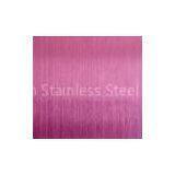 HL Pink Hairline Stainless Steel Decorative Sheet For KTV Indoor Decoration Plate thumbnail-1