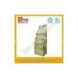 Exhibition Cardboard Floor Display Stands , Eco-Friendly / Stable thumbnail-1