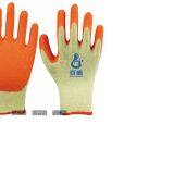 10G TC Gloves With Latex Coated Crinkle.work Gloves Safety Gloves Coated Gloves Protective Gloves Dipping Gloves thumbnail-1