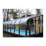 10mm Ultra White Low-E Curved Tempered Glass Panel For Greenhouse , Heat-resistant