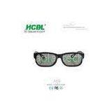Portable Small Frame Circular Polarized 3D Glasses For Girl / Boy , 3D TV Glasses