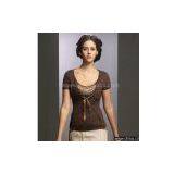 Sell Modal T-Shirt With Short Sleeve and Embroidery thumbnail-1