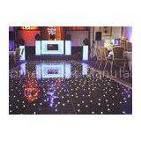 Acrylic White DMX Twinkling Starlit LED Wedding Dance Floor With  Sound Active / Automatic / Allon P