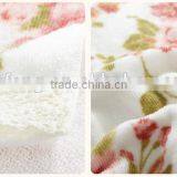 China Towel Factory Custom Flower Logo Terry Fabric Cotton Print Bath Towel thumbnail-3