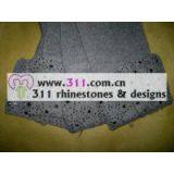 311 Socks Rhinestuds Octagon Studs Iron on Hot-fix Heat Transfer Design 1