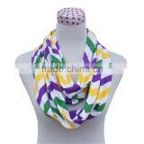 2016 Factory Price Fashion Chevron Infinity Scarf thumbnail-2