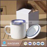 Sublimation Blank White Enamel Cups Personalised Coffee Mugs