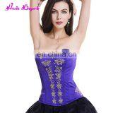 Women Sexy 10 Fish Boned Training Palace Halloween Best Waist Training Corset thumbnail-4