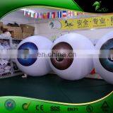 Large Inflatable Contact Lenses Store Advertising Display Inflatable Eye LED Ball Replica Trade Show Balloon