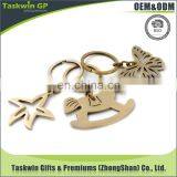 Hot Sale Custom Metal Horse , Butterfly, Star Shape Keychain Unit for Promotion