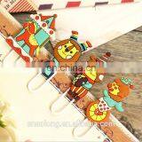 Wenzhou Factory and Wholesale Custom Made Soft Pvc Cartoon Bookmarks