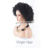 Human Hair Full Lace Wig Remy Brazilian Human Hair Short Lace Wigs thumbnail-3