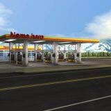Different Types of Gas Station-3D Models thumbnail-4