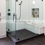Easy Cleaning Chemical Tempering Shower Glass With Shape Bath Screen thumbnail-1
