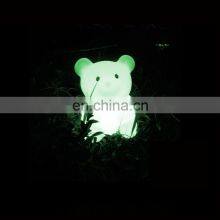 2019 Hot Selling LED Baby Kid Night Light 7 Colors Flashing Rechargeable Cute Design Bear Shape Night Lamp thumbnail-4