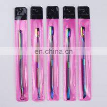 Stainless Steel Metal Nail Cleaner Trimmer Cuticle Pusher Set For Nail Cuticle Care thumbnail-3