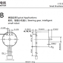 17mm Diameter 15mm Length 12V Brushelss Coreless DC Motor 1715rb thumbnail-2