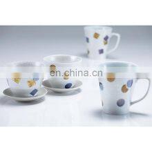 Wholesale Square Dots Three-dimensional Modern Color Quality Ceramic Cups Coffee Mug thumbnail-5
