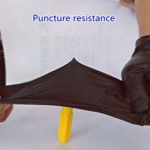 Black Disposable Barber Gloves For Hair Dye Blend Nitrile Gloves thumbnail-3
