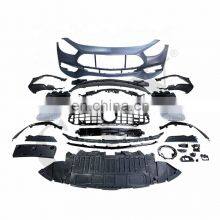 High Quality Car Bumper For 2021 Benz E Class W213 Upgrade E63S Amg Front Rear Car Bumper with Grille Fender Engine Hood Cover