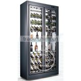 OP-A1005 Big Capacity Two Glass Doors Electric Wine Glass Display Cooler