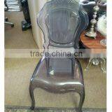 High Quality PC Wedding Clear Glass Chair thumbnail-6