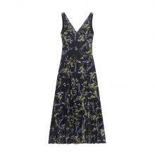2025 Spring/Summer New European and American Style Women's Fashion Sexy Spicy Girl Waist Collection Printed Dress thumbnail-3