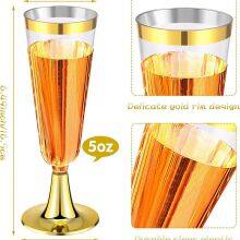 Factory Direct Custom Champagne Glass - Logo-Printed Plastic, Corporate Event & Wedding Glassware thumbnail-2