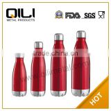 High quality and Cheaper multicolor stainless steel coke water bottle