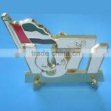 On Sale! New 1971 United Arab Emirates 45th National Day Souvenir Display Trophy Alloy Stand thumbnail-1