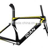 2016 New Trend Carbon Road Bike Frame Aerodynamic Racing Bicycle Frameset AERO004 thumbnail-1