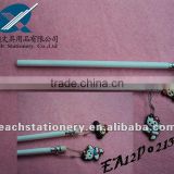2013 new arrival personalized hb white pencil with faces on top