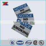NOTICE Safety Sign Custom Printed ; Plastic / Aluminum / Adhesive Label Custom Printed Safety Signs
