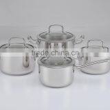 Europe Style Elegant Wire Handle Cooking Pot Induction Bottom