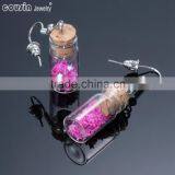 Earring & Eardrop Drifting Bottle Themed Eardrop ES0077c Cousin Jewelry thumbnail-1